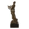 La musa di lira - Statua in bronzo - 
