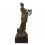 Statue en bronze - La Muse à la lyre