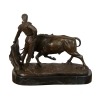 Socha v bronzových matador - sochy a nábytek ve stylu art deco - 