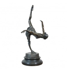 Bronzestatue eines Tänzers