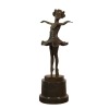 Statue en bronze d'une Jeune danseuse sur les pointes - Bronze - 