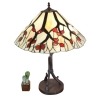 Lampe Tiffany avec une base en forme d'arbre pas chère