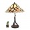 Lampada Tiffany con base a forma di albero