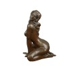 Sculpture en bronze Erotique d'une femme nue - Statues art déco - 