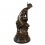 Mercurio legatura del suo talonnières - Statua in bronzo