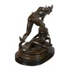 Perseus holding the head of Medusa - Bronze statue of famous sculptors - 