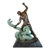 Ercole in lotta con Acheloüs - Statua in bronzo