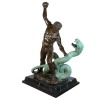 Hercule combattant Acheloüs - Sculpture en bronze