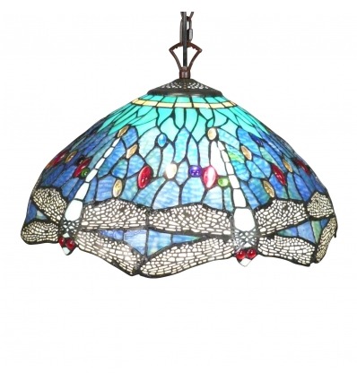 Csillár stílus Tiffany szitakötők