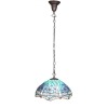 Tiffany ceilling lamp with dragonflies