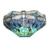 Tiffany wall lamp with dragonflies