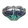 Applique Tiffany con libellule - Lampade da parete blu