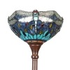 Tiffany floor lamp dragonflies blue and green - 
