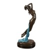 Statue en bronze "Une Heure de la Nuit" - Statuette Femme - 