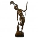 A görög mitológia bronz szobor az istennő Athena- - 