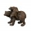 Posąg z brązu - niedźwiedź i jego niedźwiadki