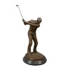 Statue en bronze - Joueur de golf - Sculpture sur le sport
