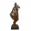 Brązowy grecki pomnik bogini