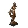 Bronze Statue af gudinden Skulptur mytologi - 