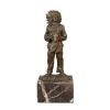 Statue bronze d'un Indien d'Amérique - Figurine bronze indien - 