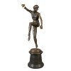 Táncos - szobor bronz art deco - bútorok és berendezési tárgyak
