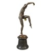 Ballerina - Statua in bronzo art deco Mobili e illuminazione