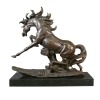 Caballo de bronce - estatua ecuestre y animal - 