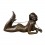 Bronzestatue - erotische Frau