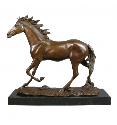 Koně - socha z bronzu - sochy koně a klisny - 