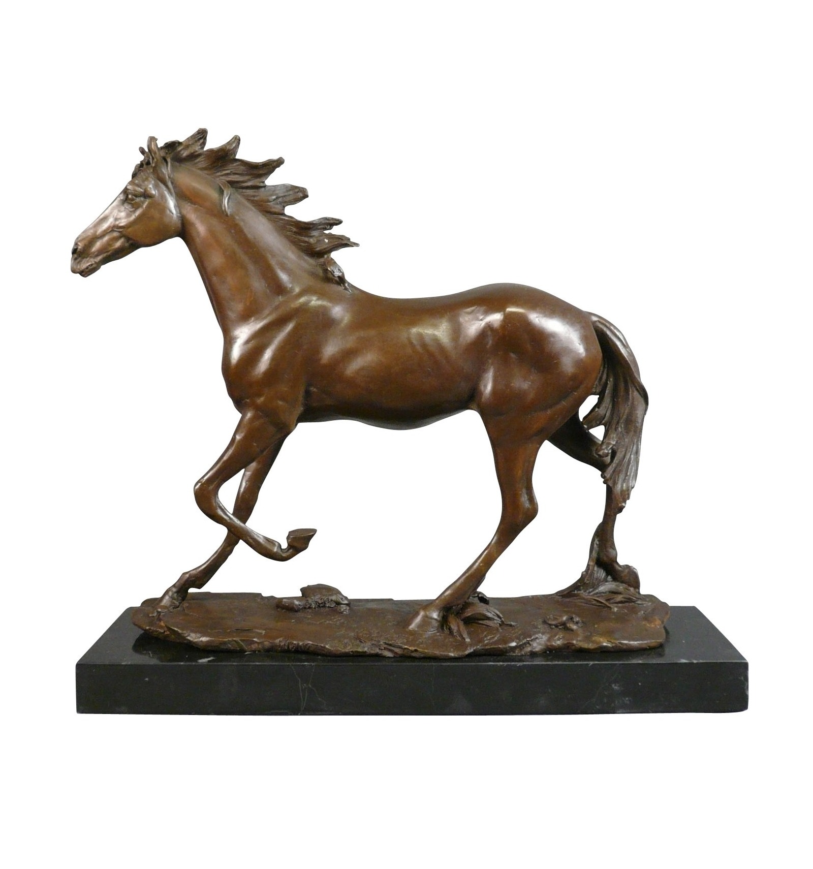 Paard brons - Sculpturen van en merries