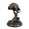 Skulptur i brons av en örn - statyer och art deco-möbler
