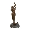 Socha z bronzu - mořská panna - mytologických soch