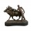Bikaviadal - bronz szobor