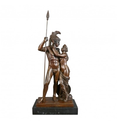 Bronsstaty av mars och Venus - mytologiska skulpturer - 