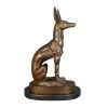 Una Statua in bronzo del dio Anubis - Mitologia Egitto - 