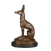 Statue en bronze du dieu Anubis - Mythologie Egypte - 