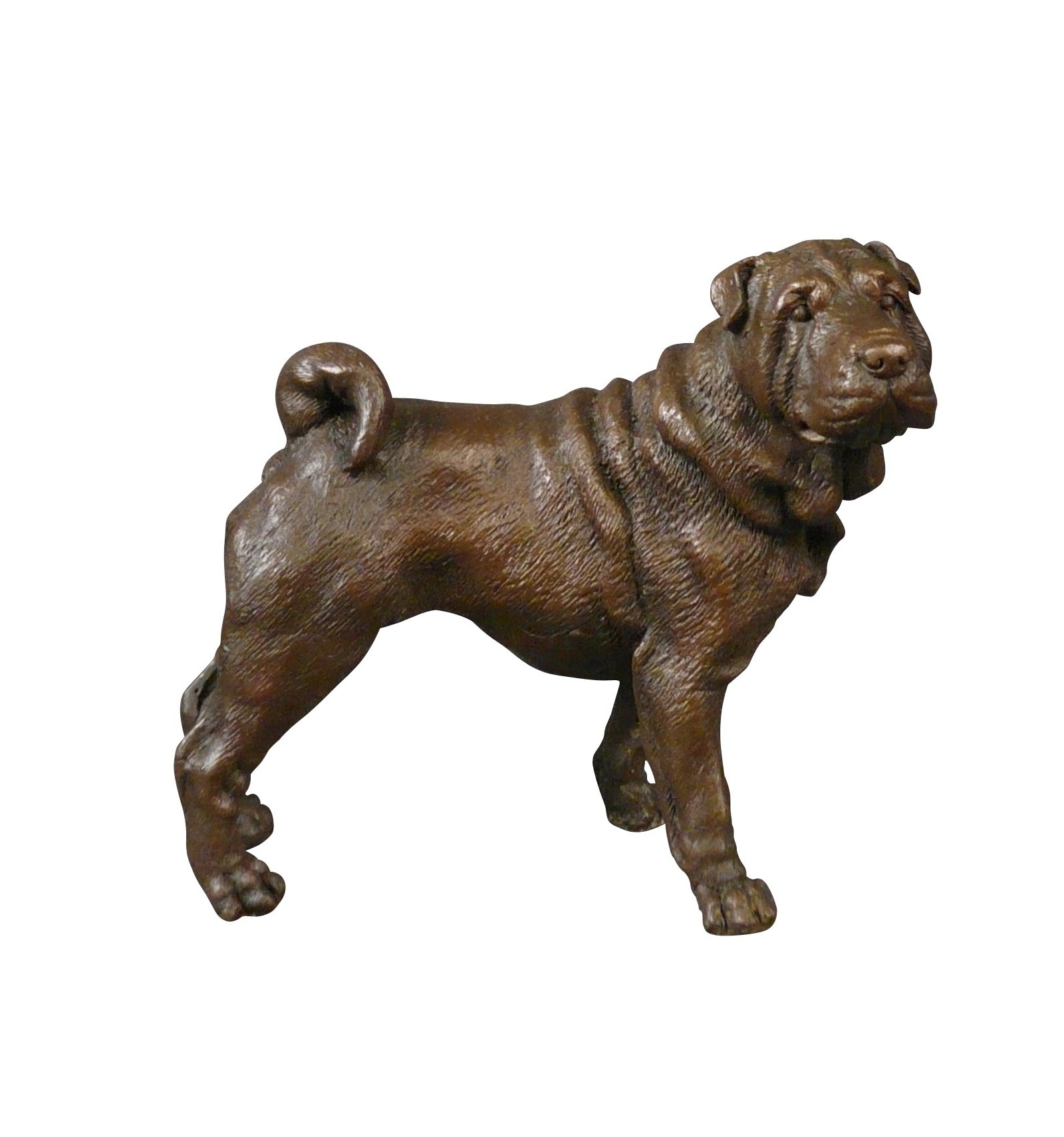 ungdomskriminalitet dyr Afdeling Bronze-Statue af en hund, skulpturer og jagt