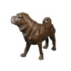 En hund, skulpturer och jakt brons staty - 