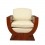 Rosewood art deco szék