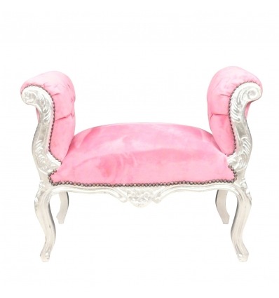Stílus rózsaszín ülés barokk bársony