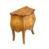 Small Louis XV commode in elm burl, storage unit - 