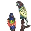 Coppia di pappagalli di stile Tiffany - Lampade in stile Tiffany