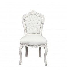 Valkoinen barokki tuoli