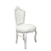 Chaise baroque blanche - Meubles pas cher à vendre