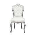 Vita barock stol - möbler stil och barock stolar till försäljning - 