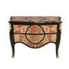 Black Louis XV chest of drawers Boulle style