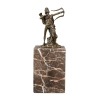 Estatua de bronce del arquero - Esculturas y muebles art deco. - 