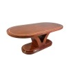 Art deco table in rosewood