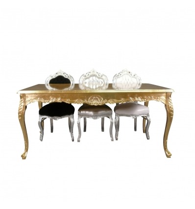 Barokin gold puinen pöytä