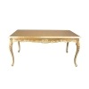 Baroque style table in gilded wood
